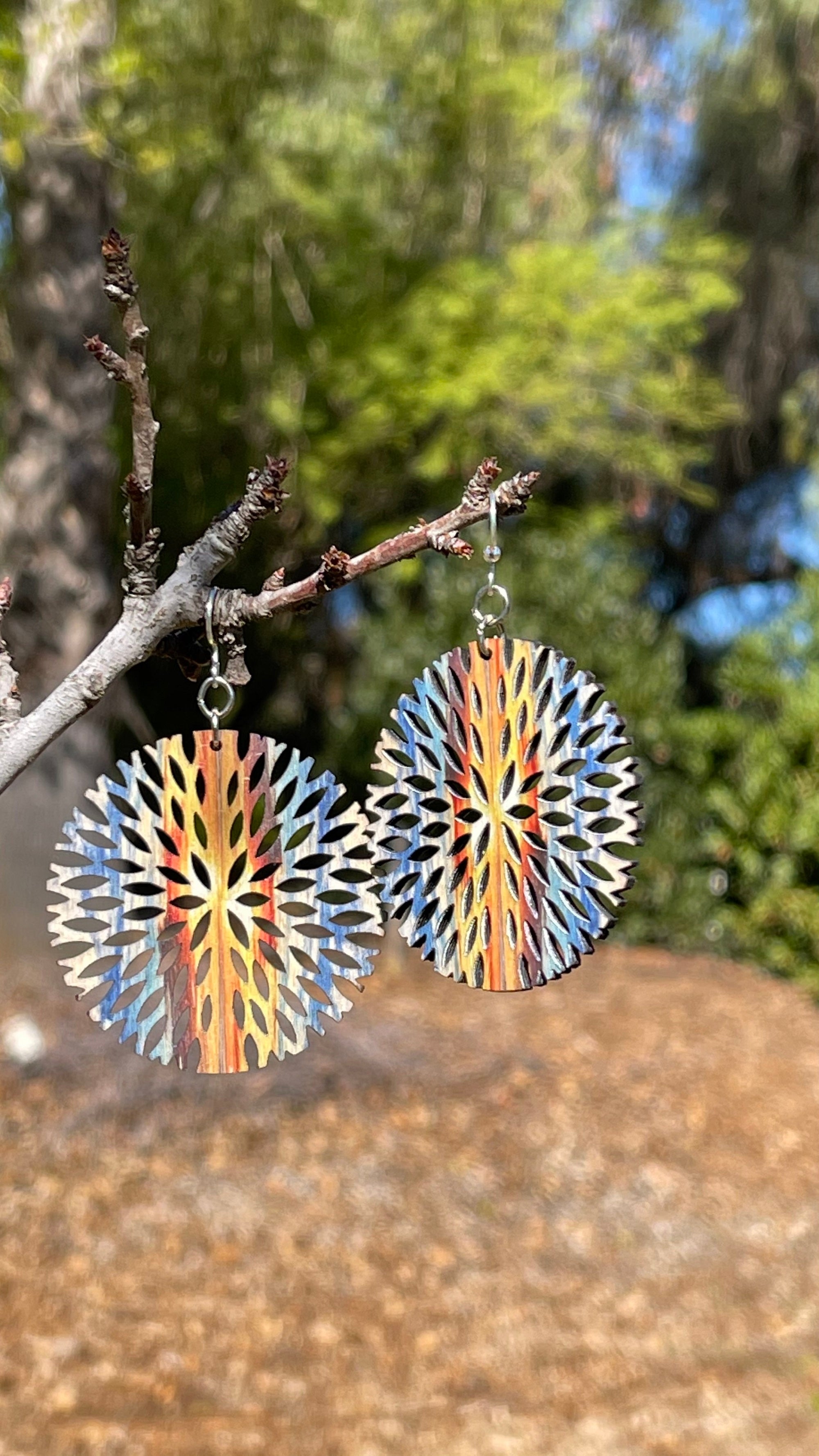Sunsetting Bloom Earrings# 1696