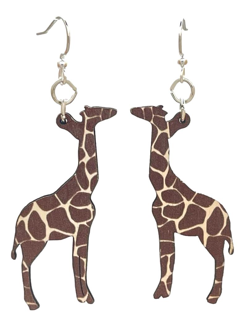 Giraffe Print Earrings #1704