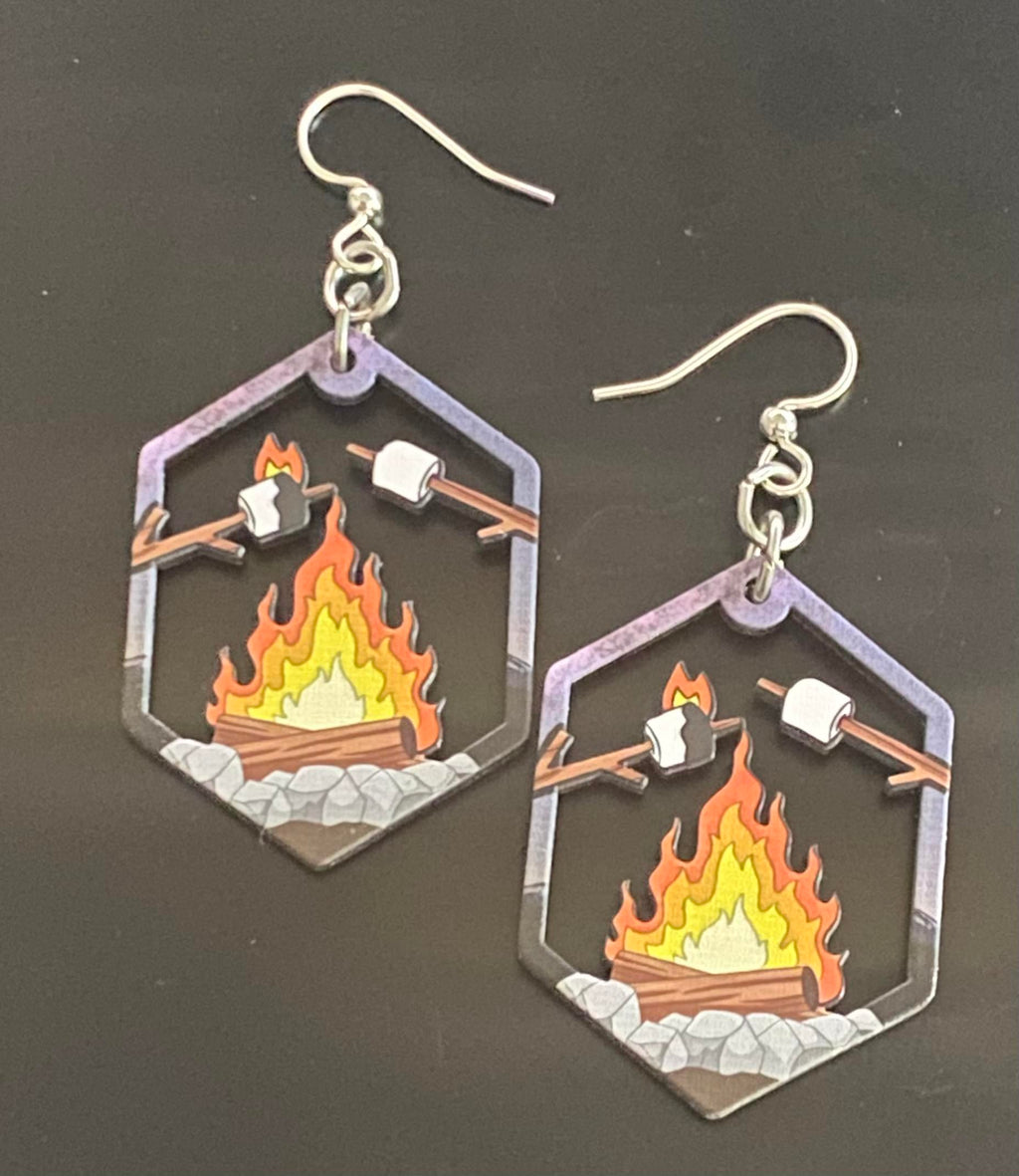 Campfire Earrings #1741