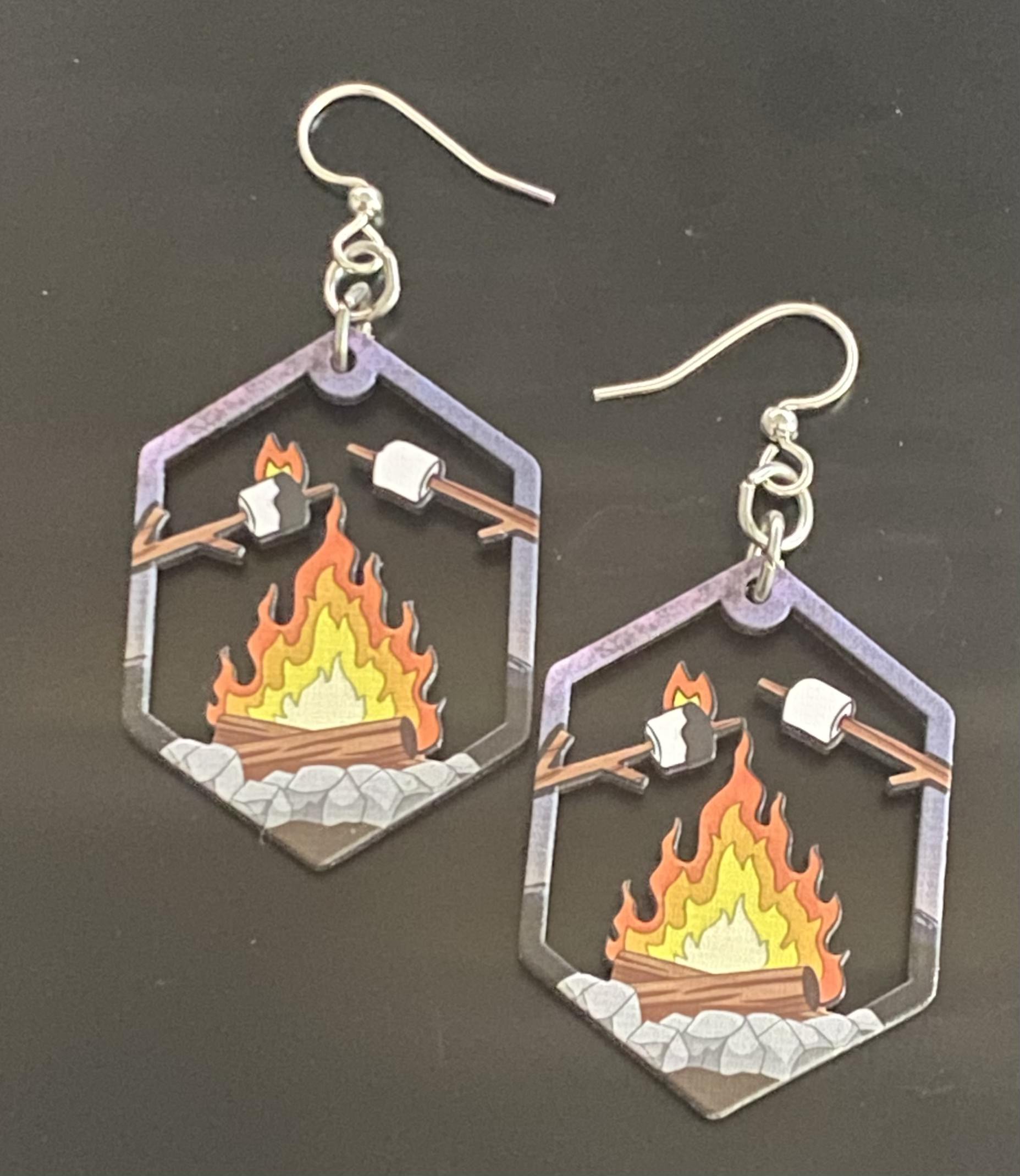 Campfire Earrings #1741