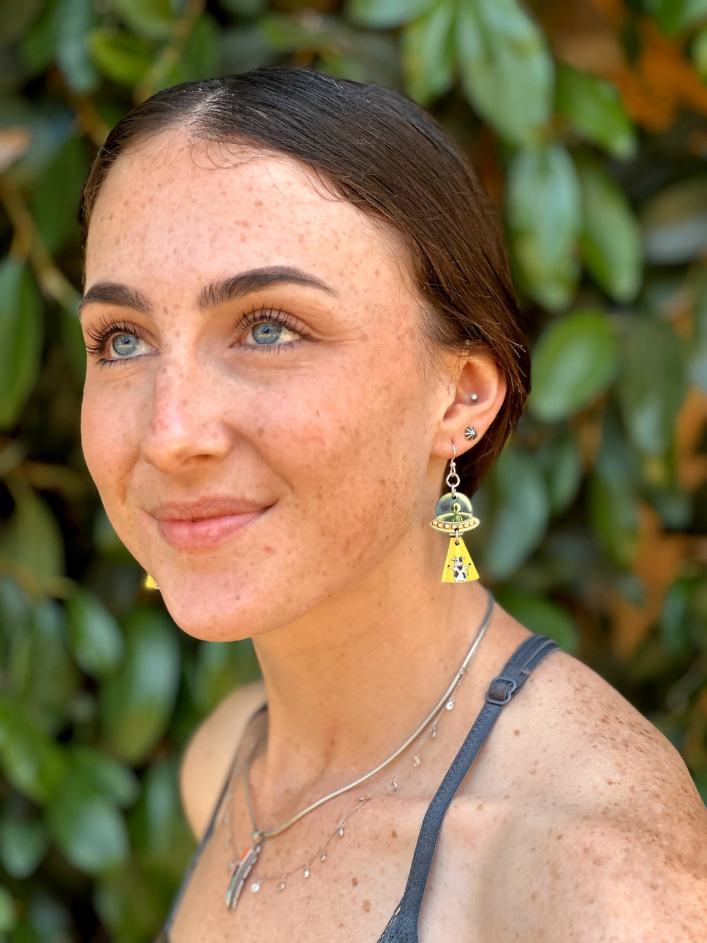 Alien Beam Me Up Earrings #1745