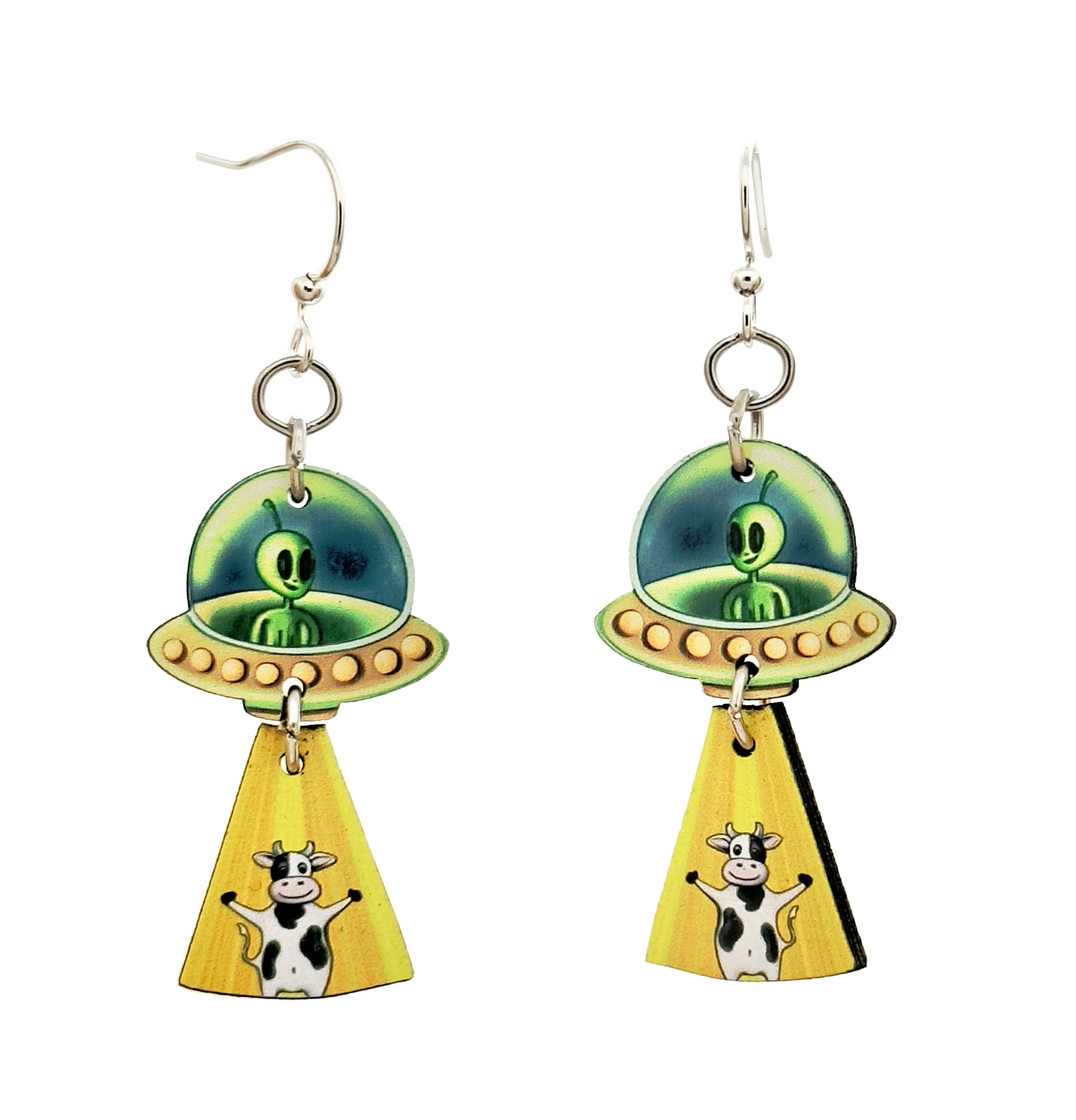 Alien Beam Me Up Earrings #1745