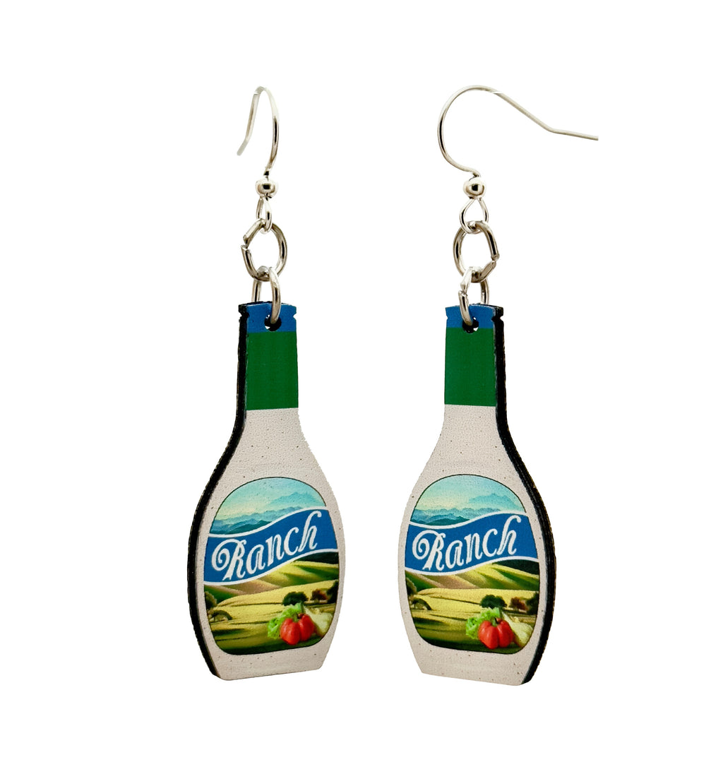 Ranch Dressing Earrings  #1748