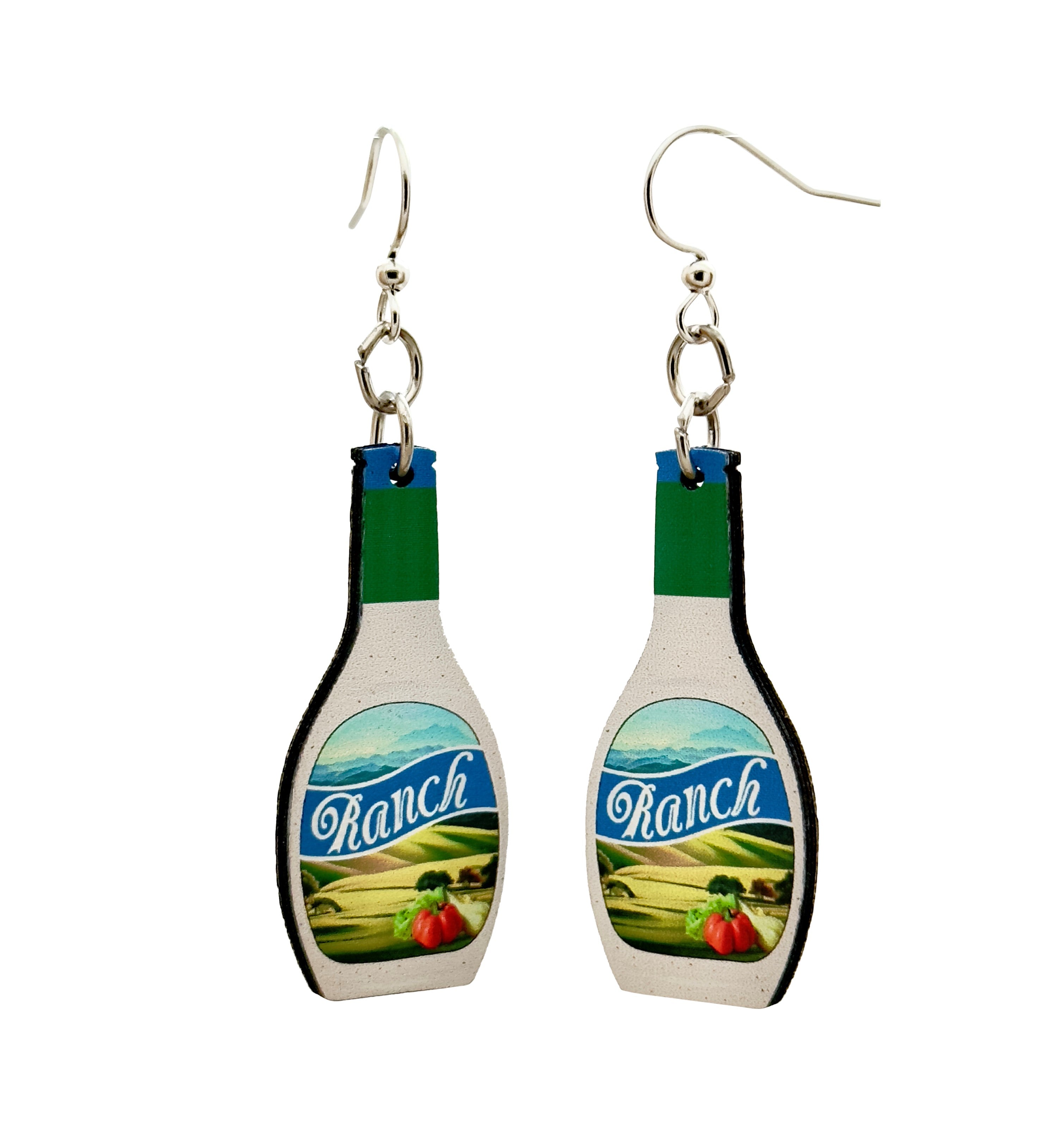 Ranch Dressing Earrings  #1748