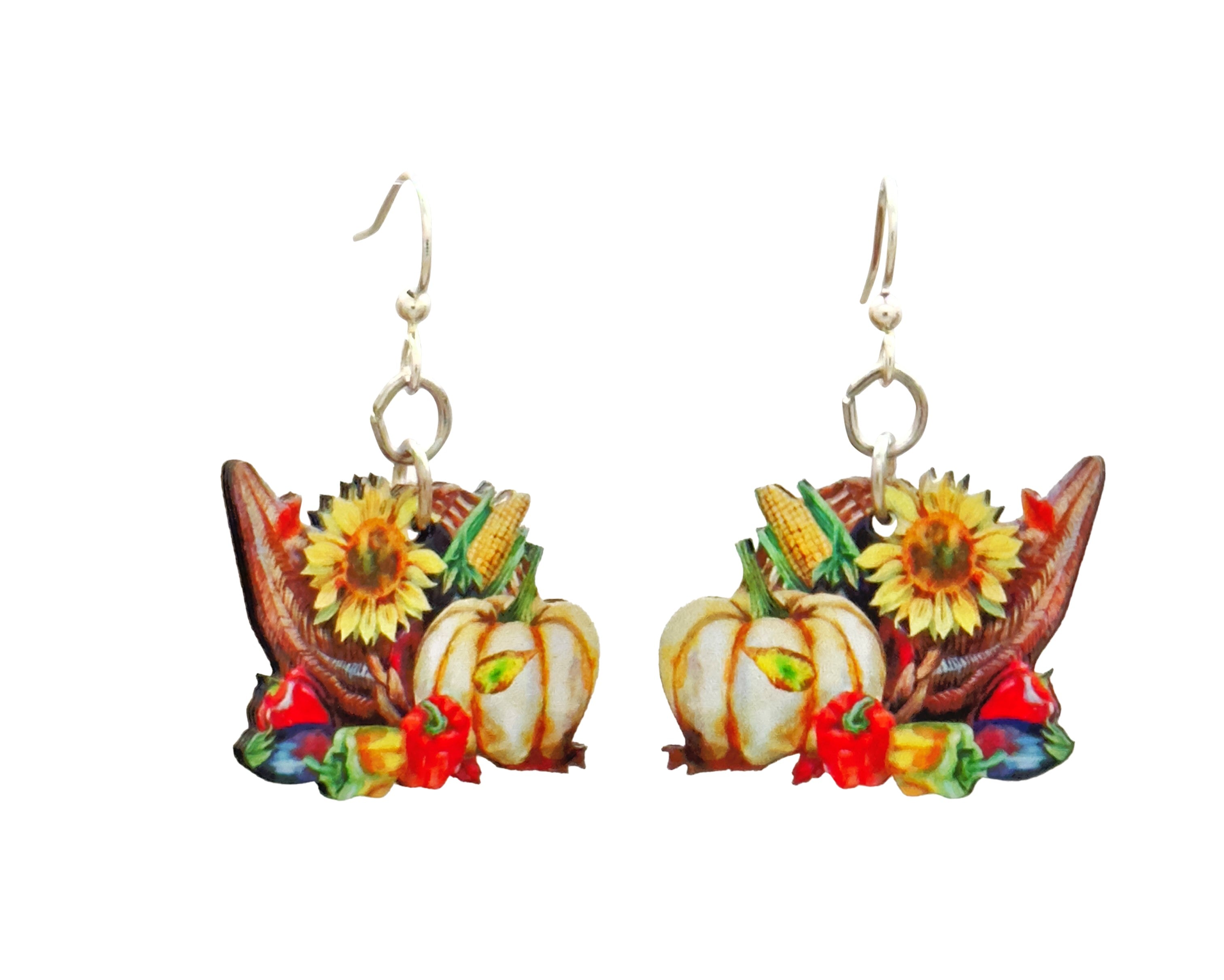 Cornucopia Earrings  #1749