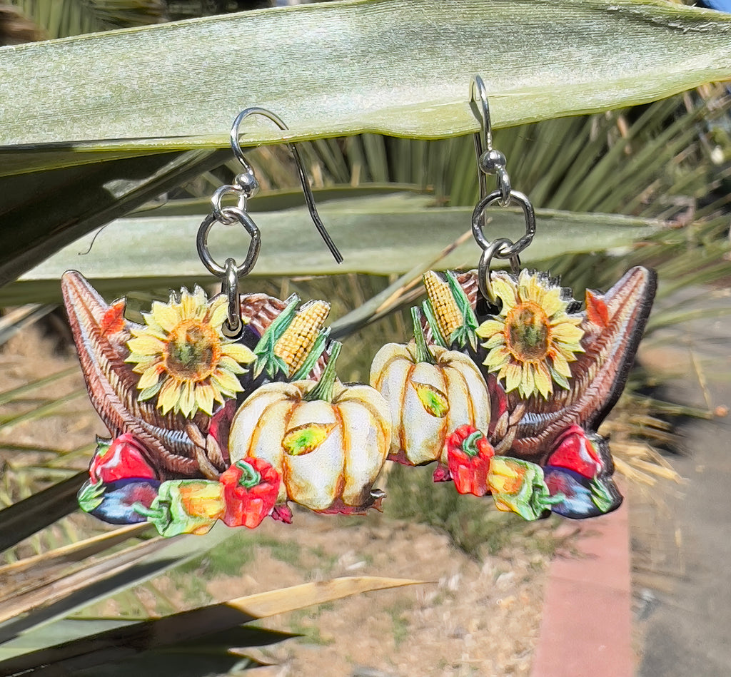 Cornucopia Earrings  #1749