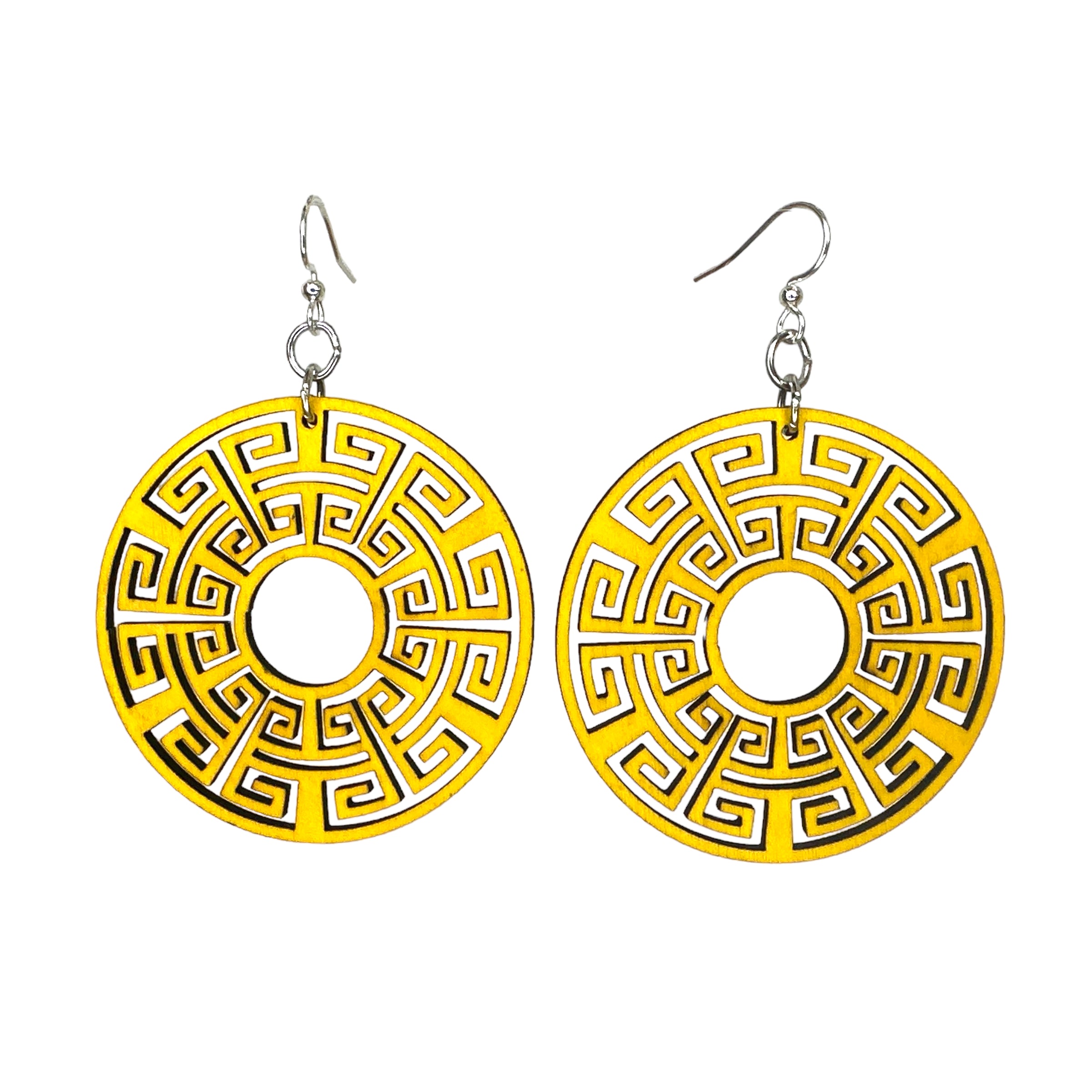 Greek Key Smith Earrings #1764