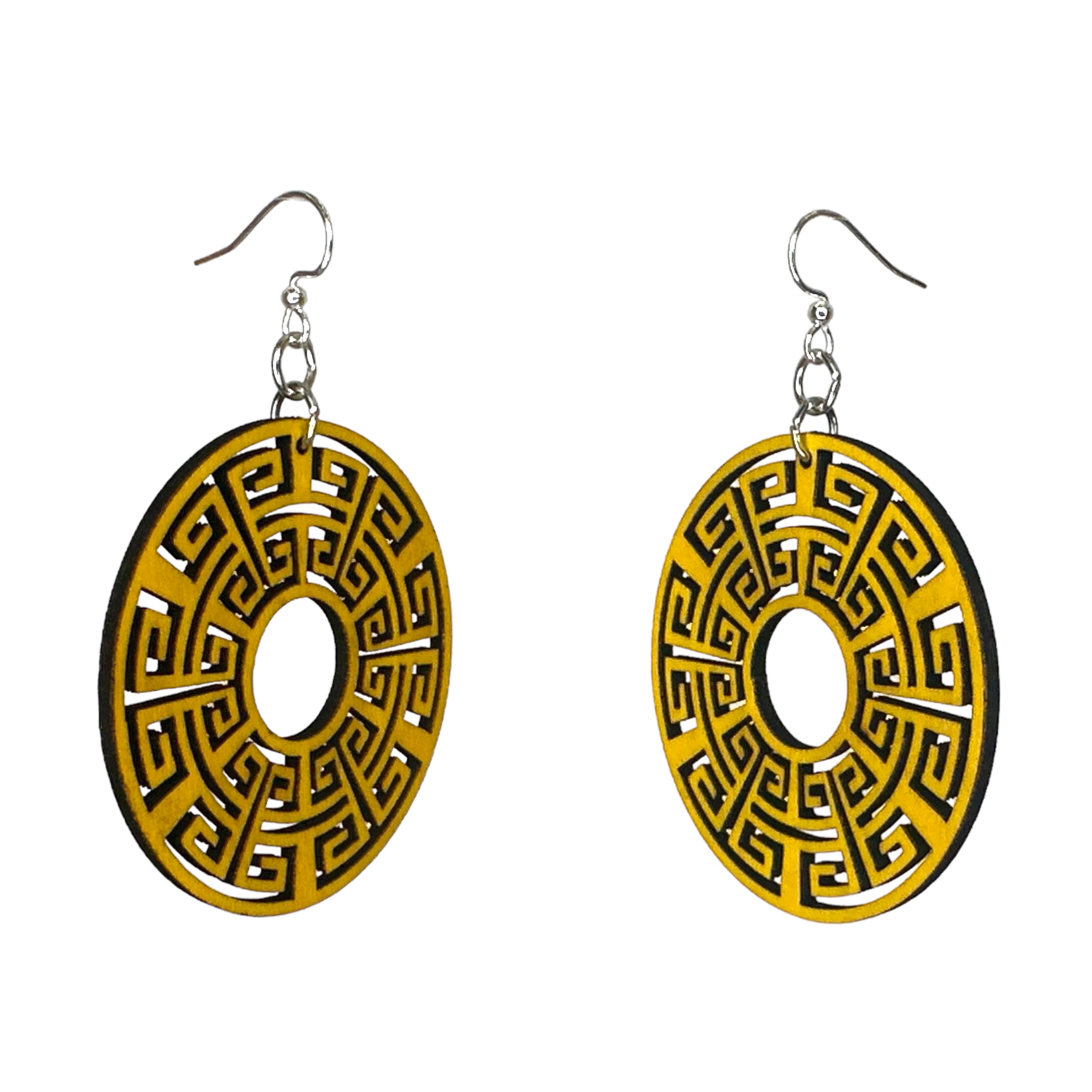 Greek Key Smith Earrings #1764