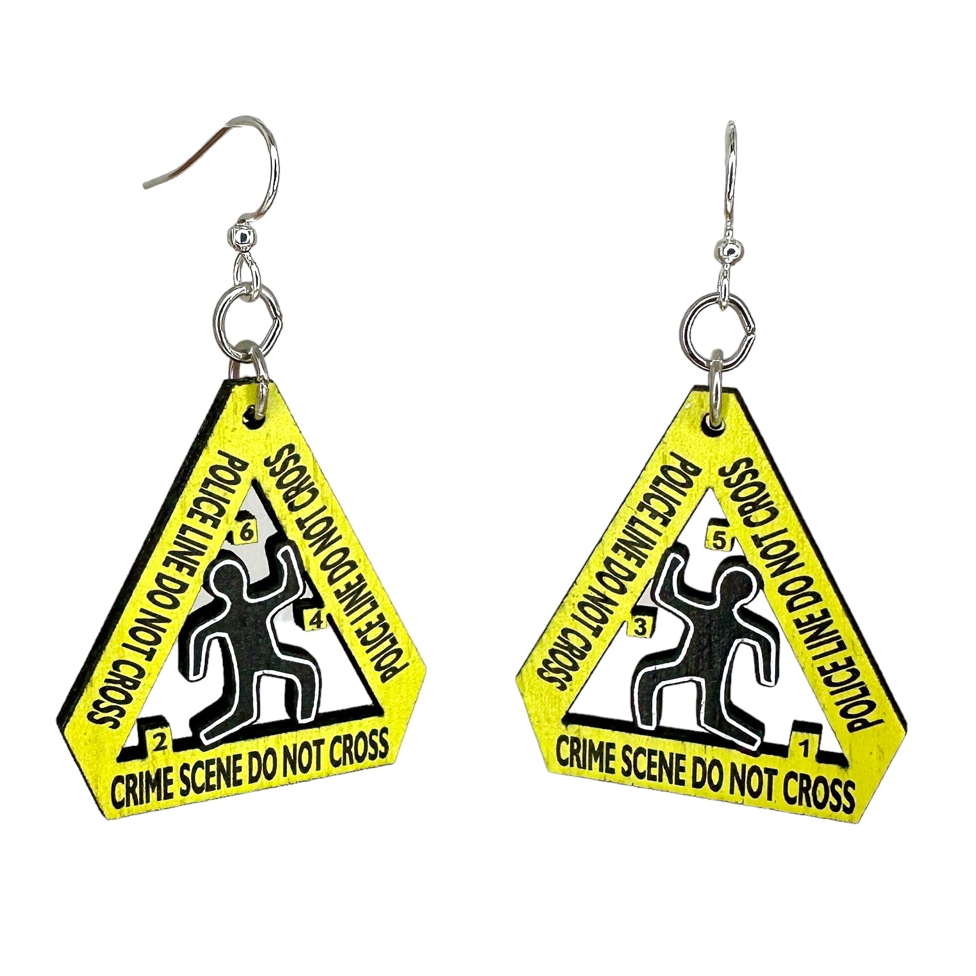 Crime Scene Earrings #1768