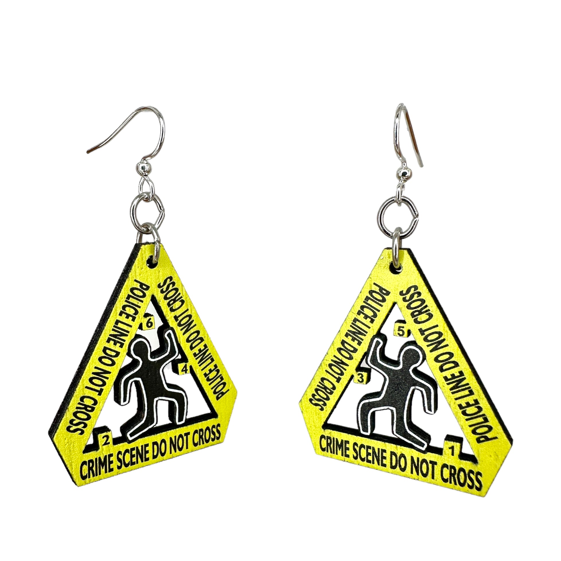 Crime Scene Earrings #1768