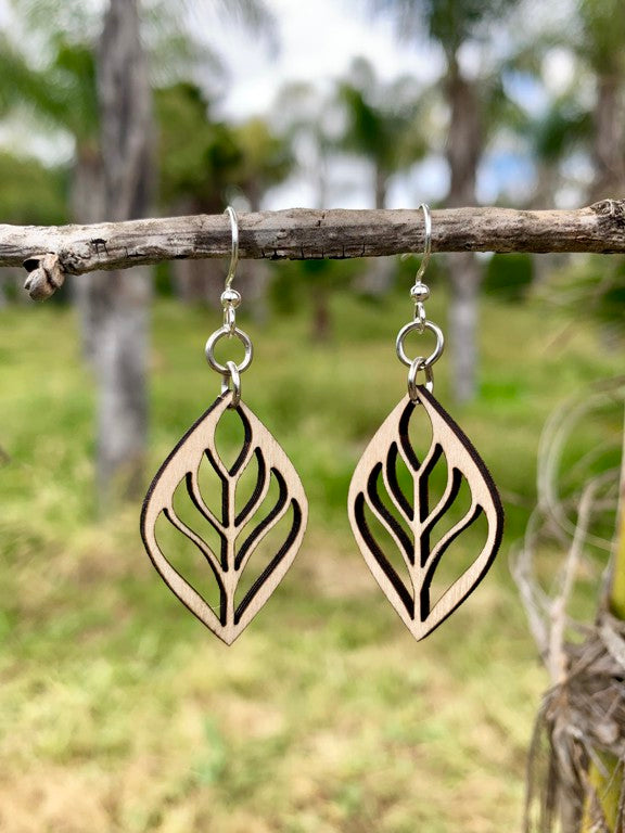 Raffia Blossom Earrings #177