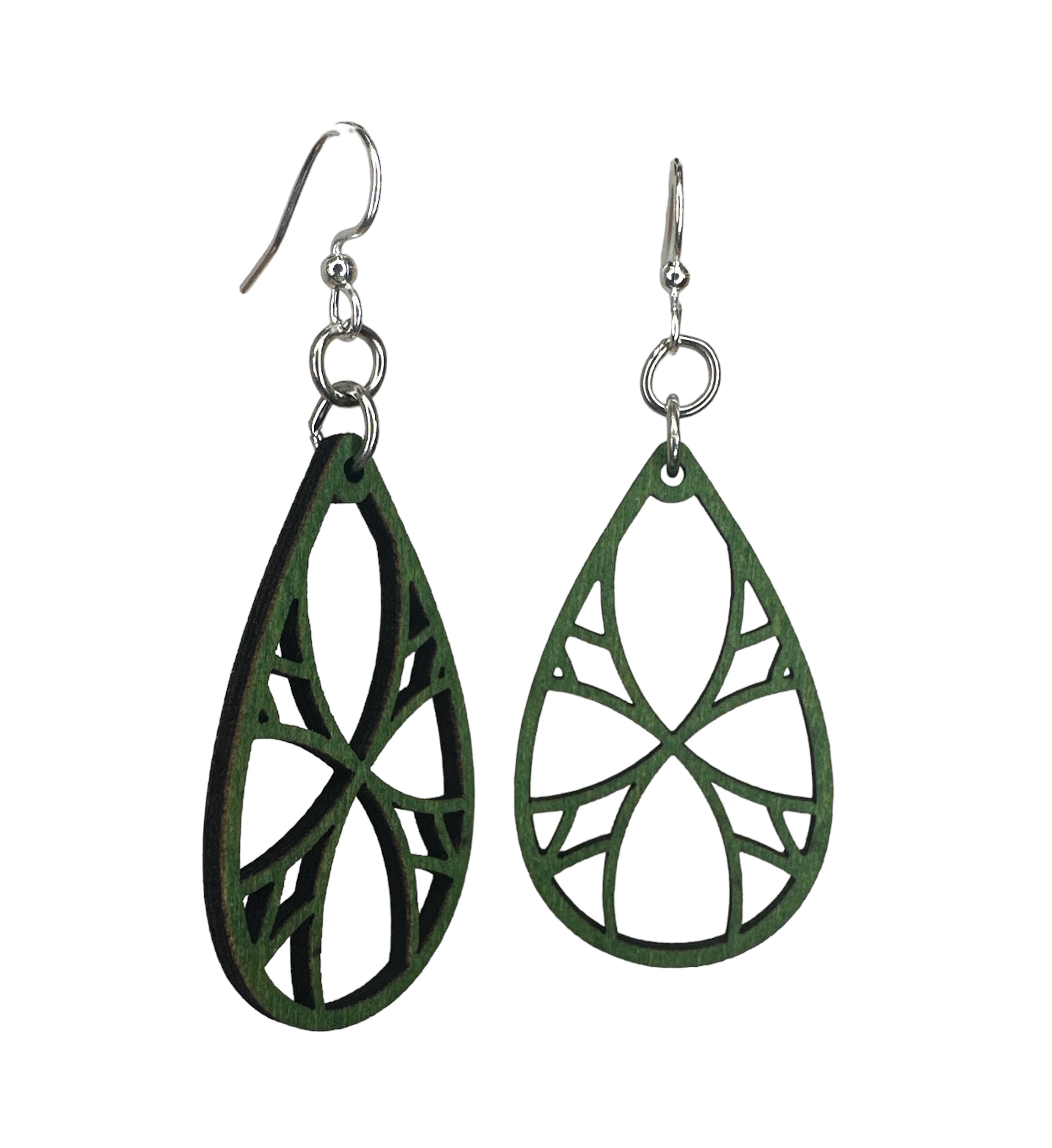 Kaleidoscope Leaf Earring #1782