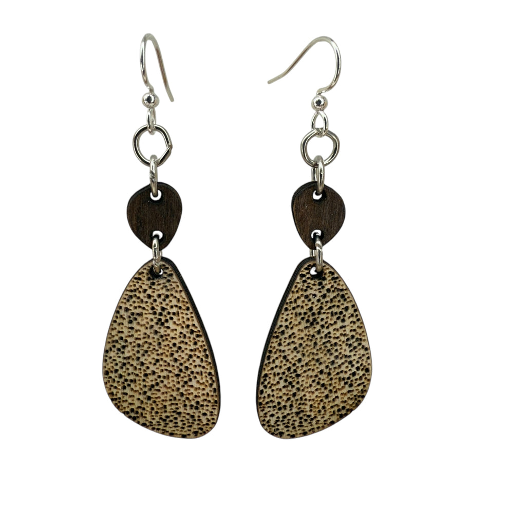 Freckled Rock Earrings #1783
