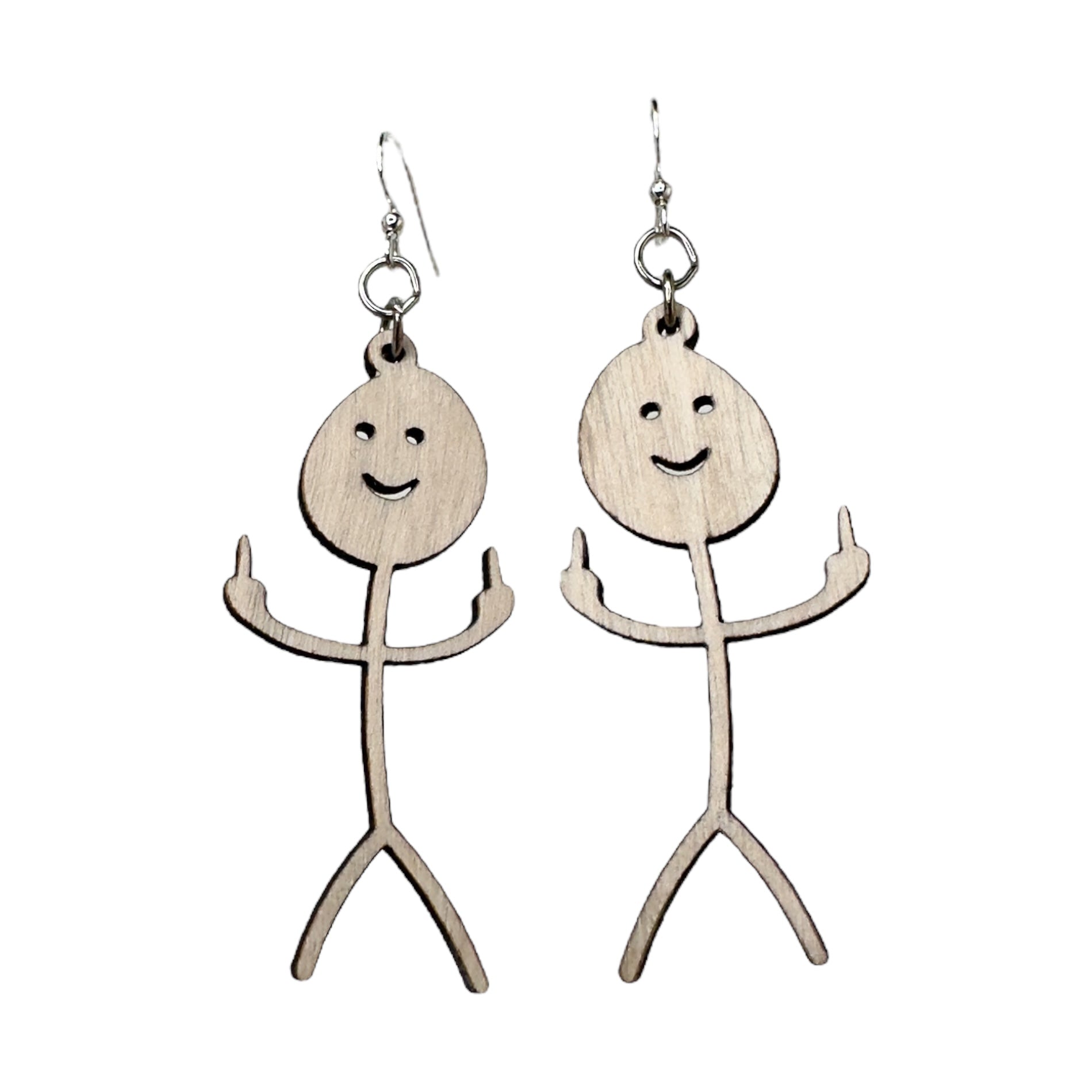 Flippin Stick Man Earrings # 1793