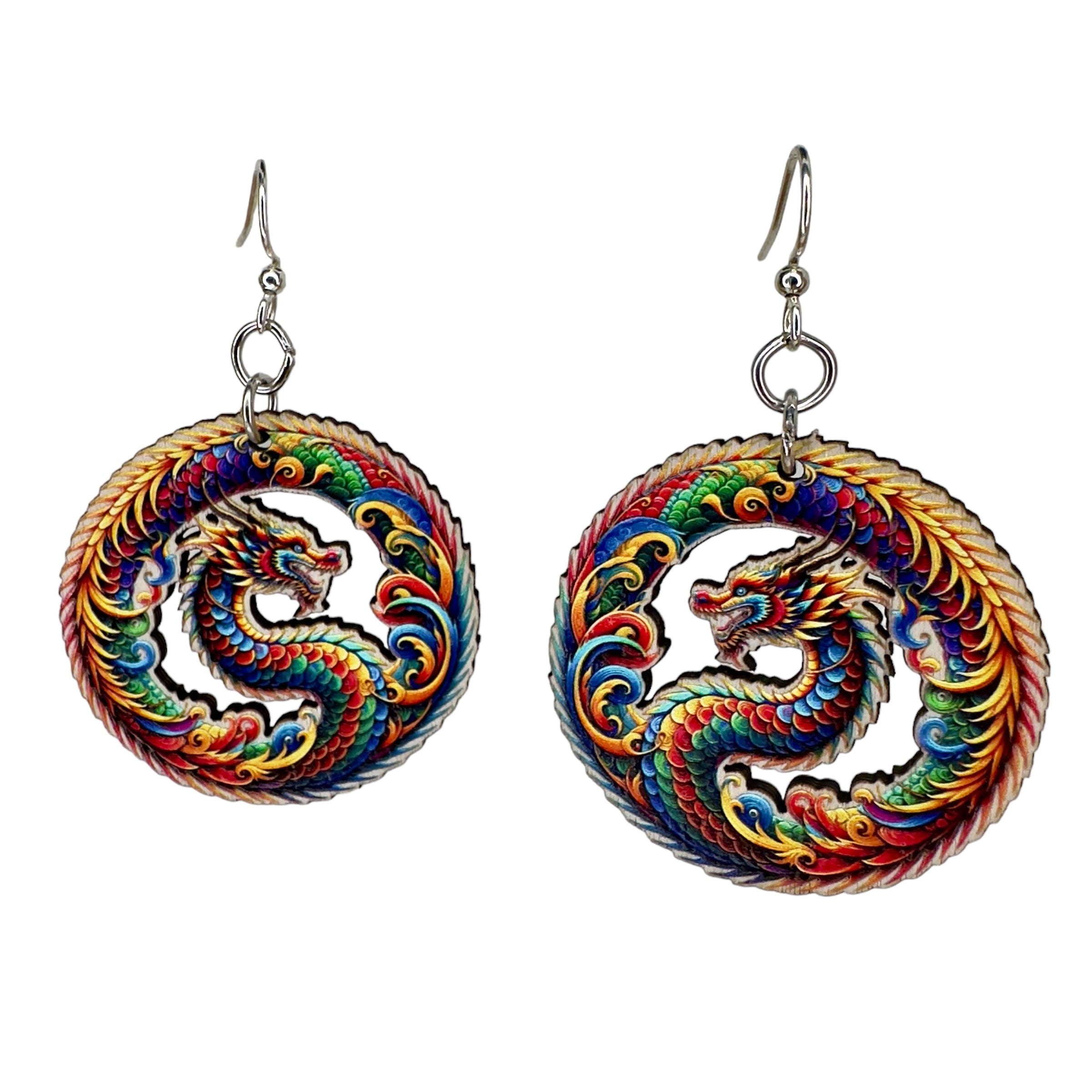 Year of The Dragon Earrings #1796