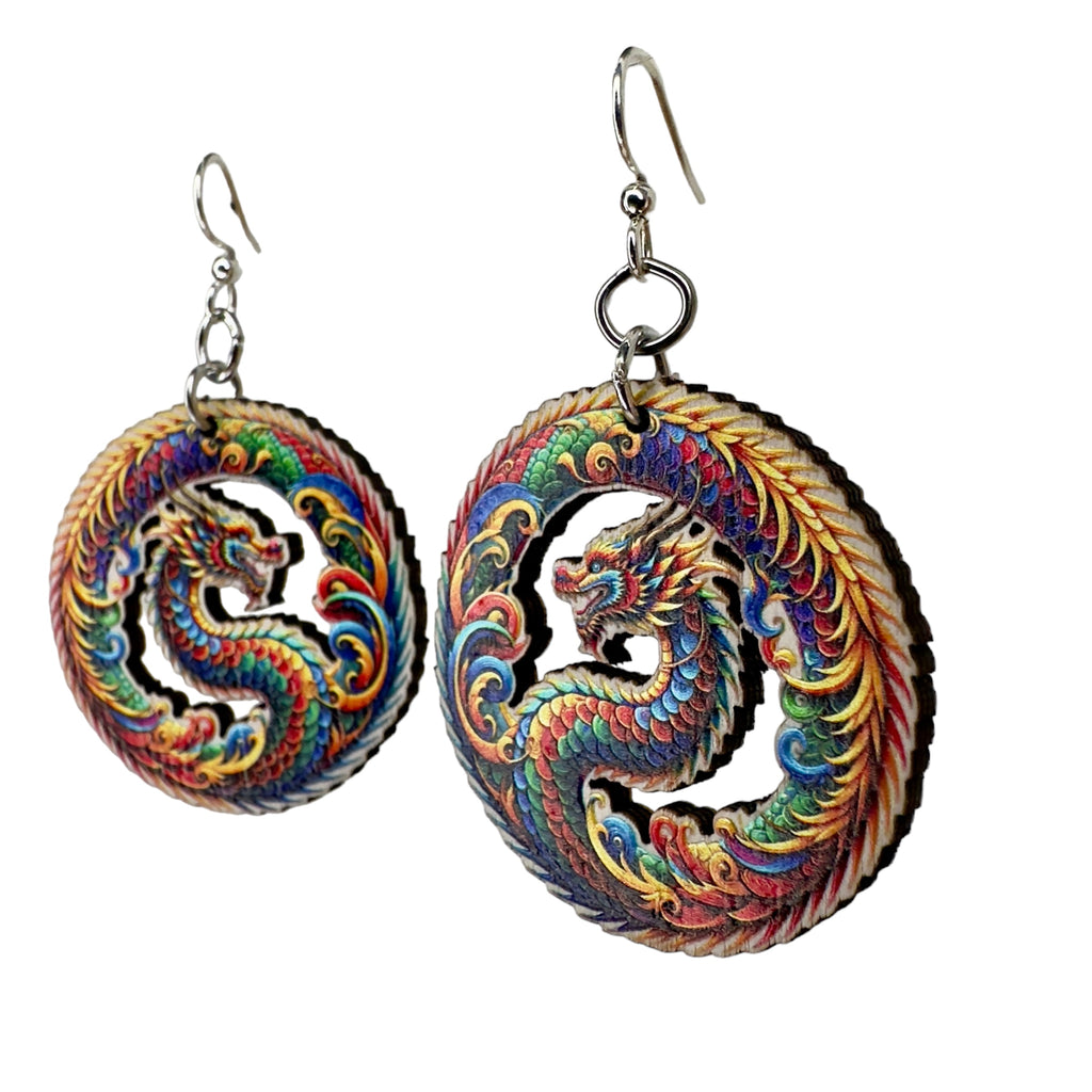 Year of The Dragon Earrings #1796
