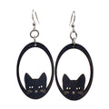 Sneaky Cat Earrings #1808​
