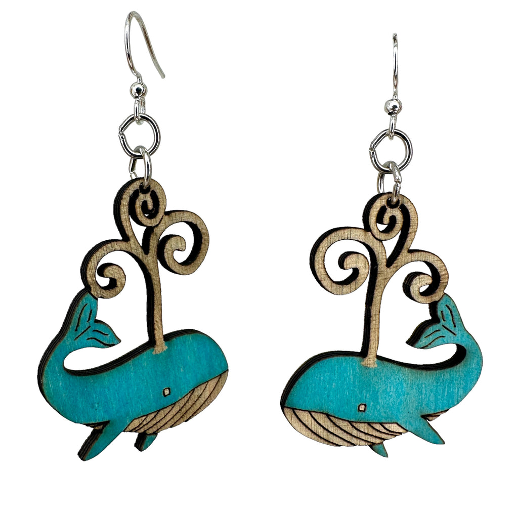 Whale Earrings  #1809