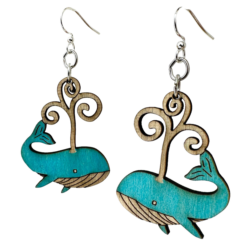 Whale Earrings  #1809