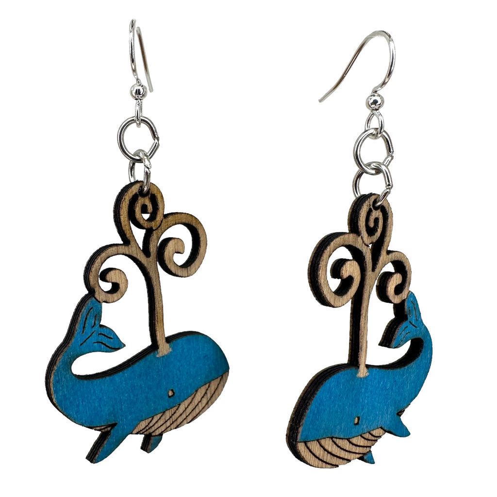 Whale Earrings  #1809