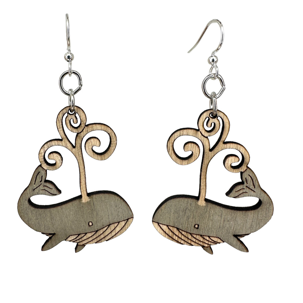 Whale Earrings  #1809