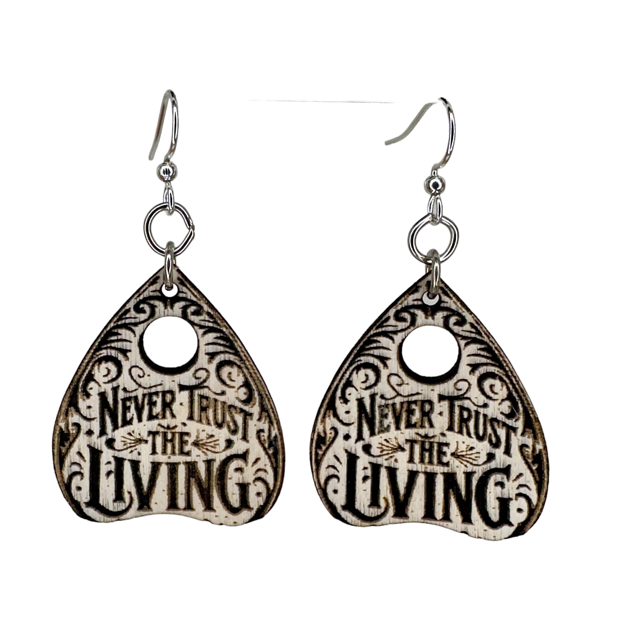 Ouija Planchette Earrings #1811