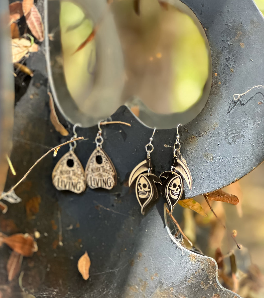 Grim Reaper Earrings #1820
