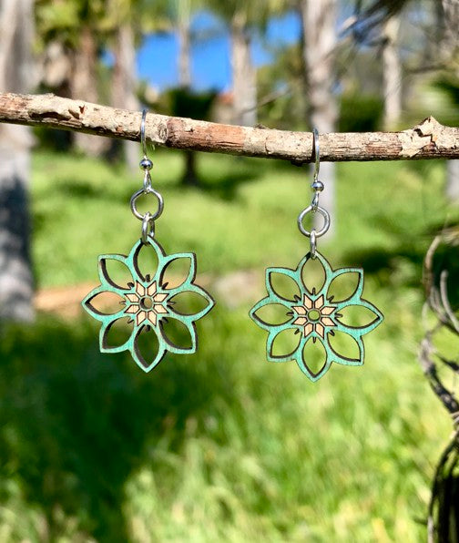 Rue Flower Blossom Earrings #181