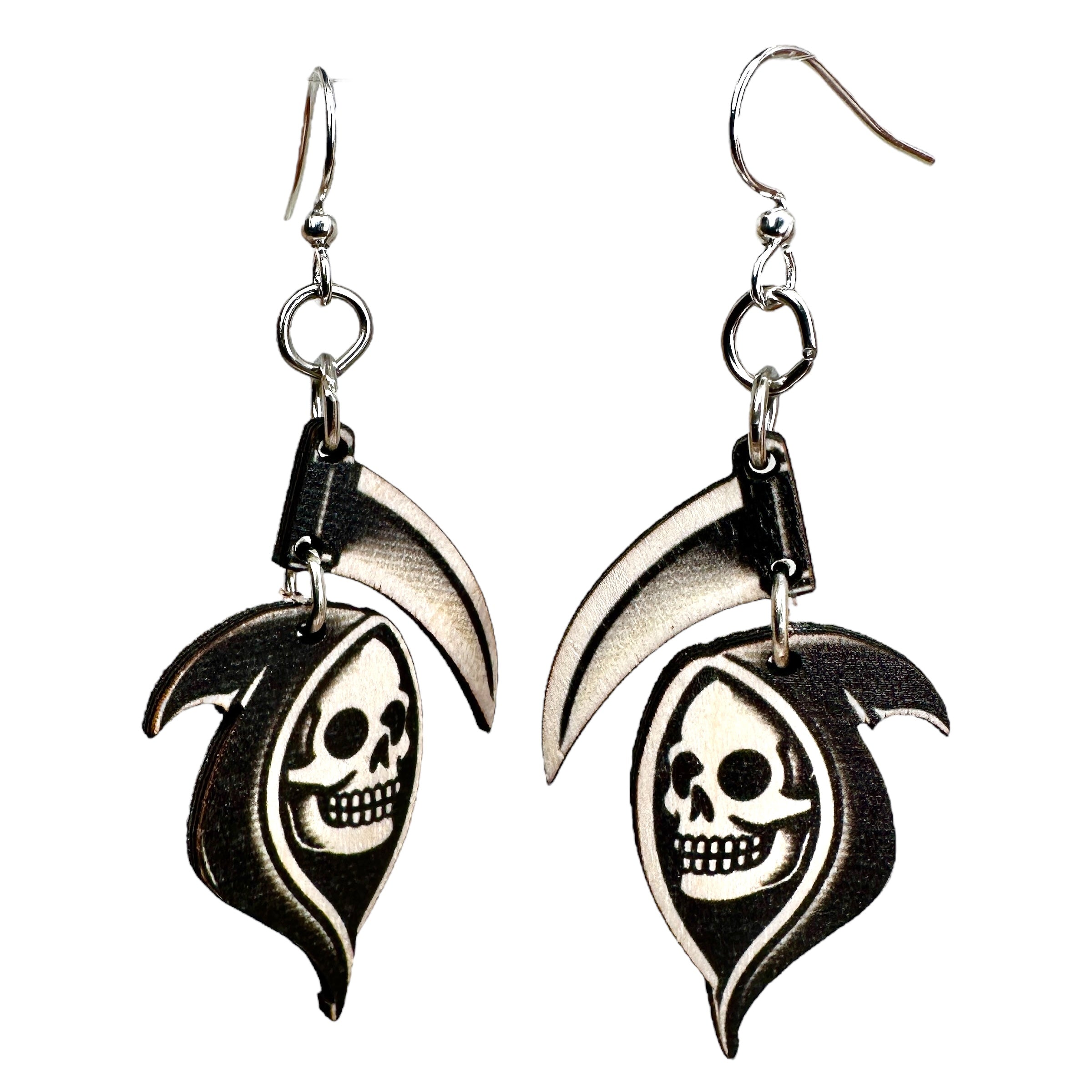 Grim Reaper Earrings #1820