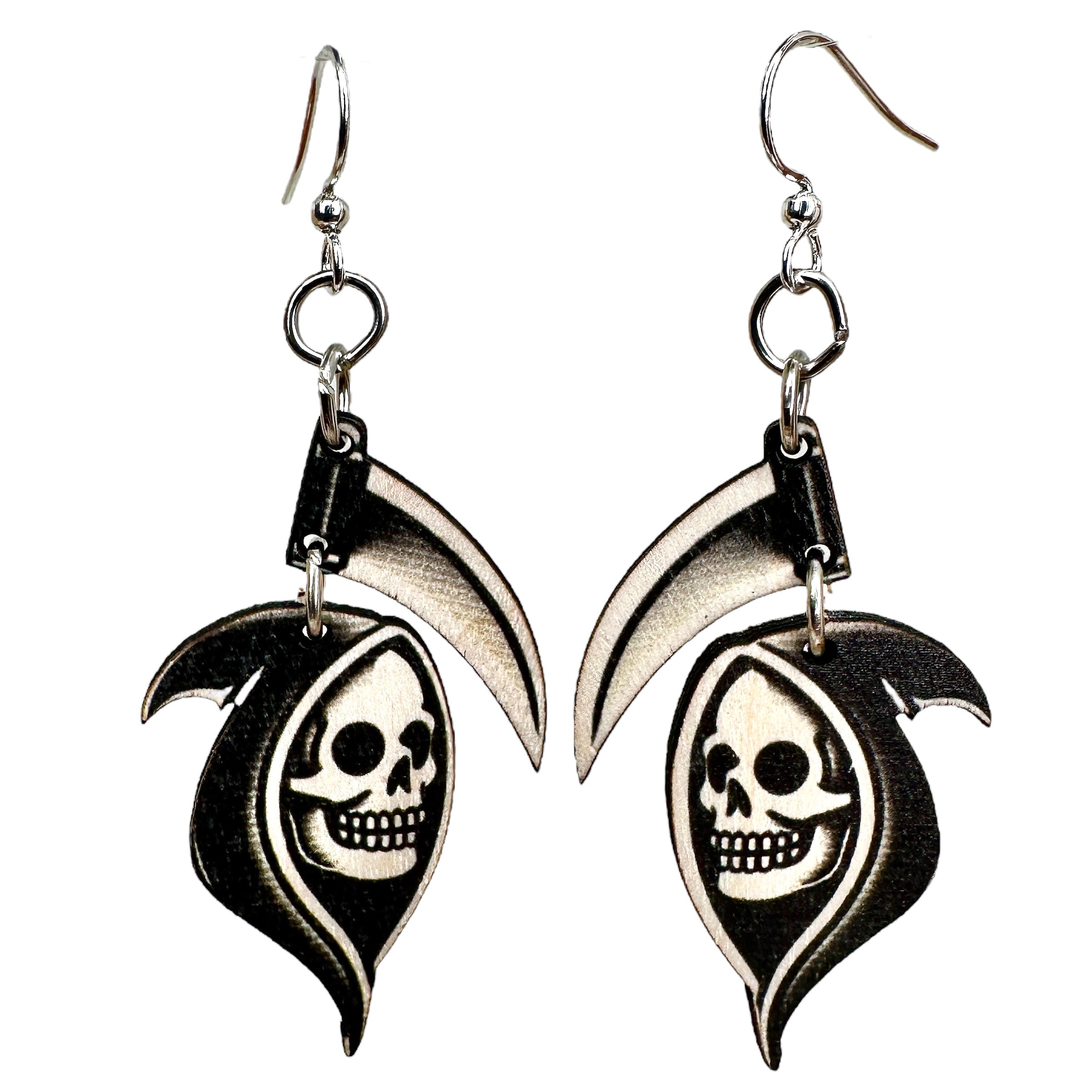 Grim Reaper Earrings #1820