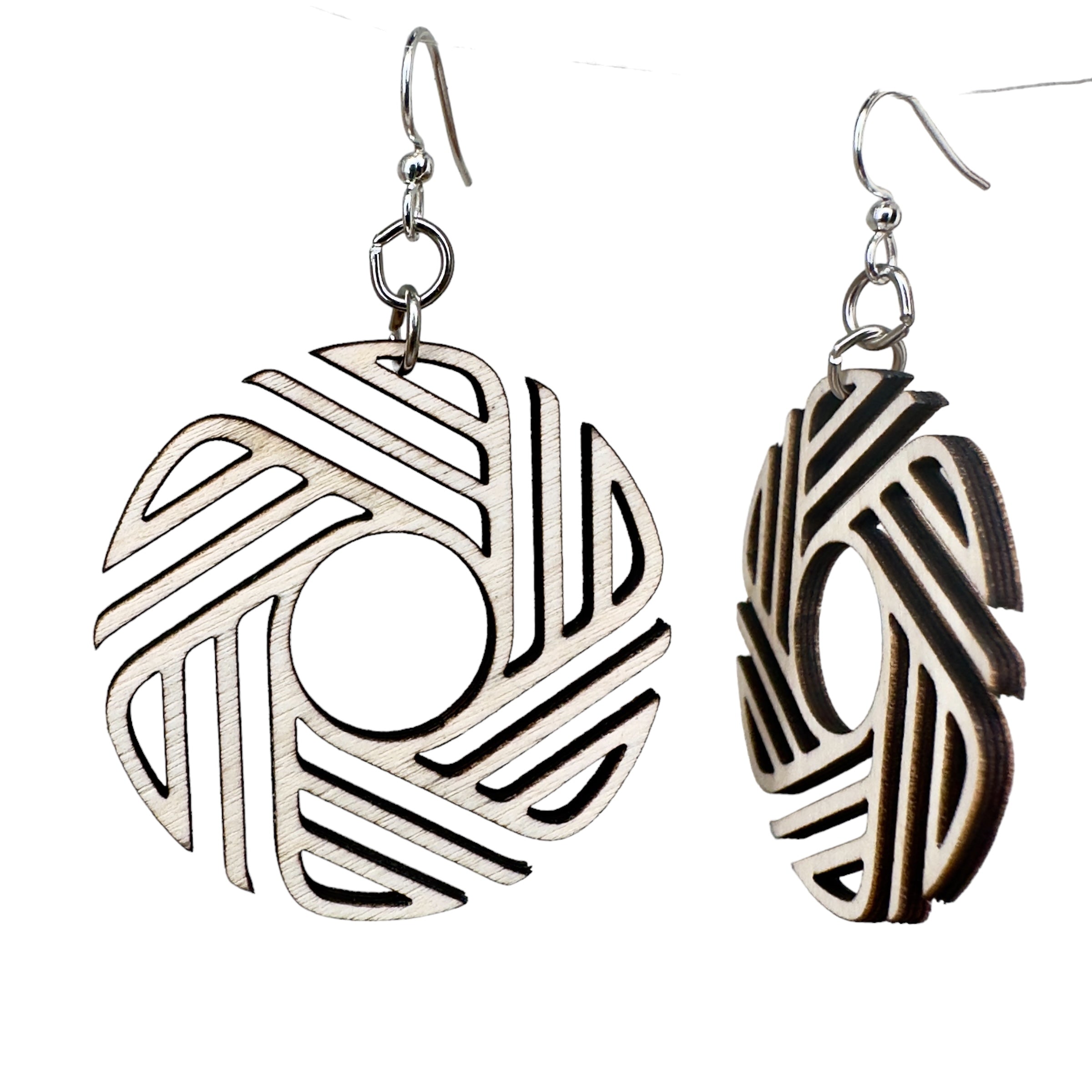Soccer Ball Design Earrings #1822