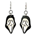 Ghostface Scream Earrings #1824