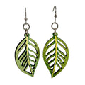 Chlorophyll Leaf Earrings #1838