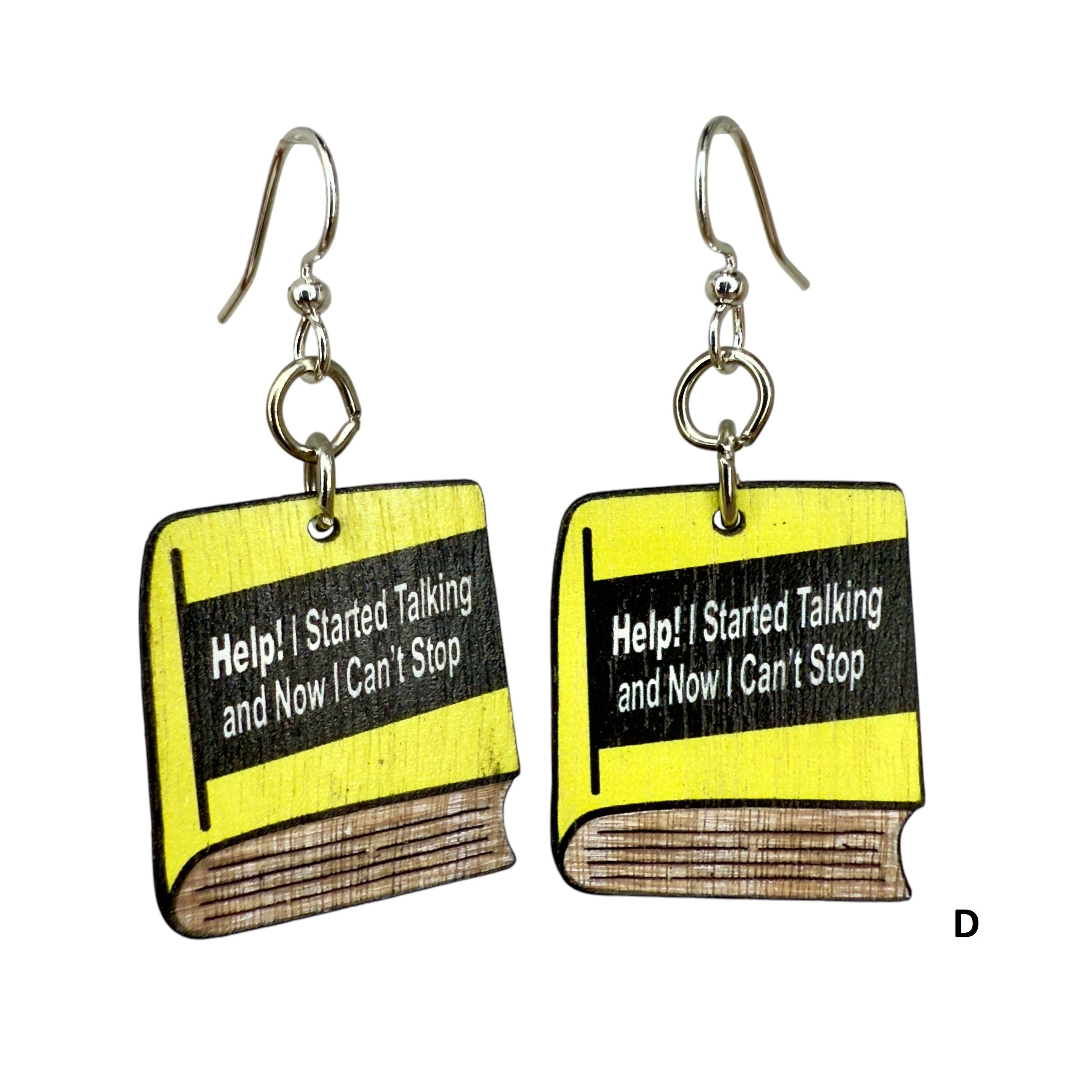 Introvert’s Little Book Club (Earring Edition) #1845