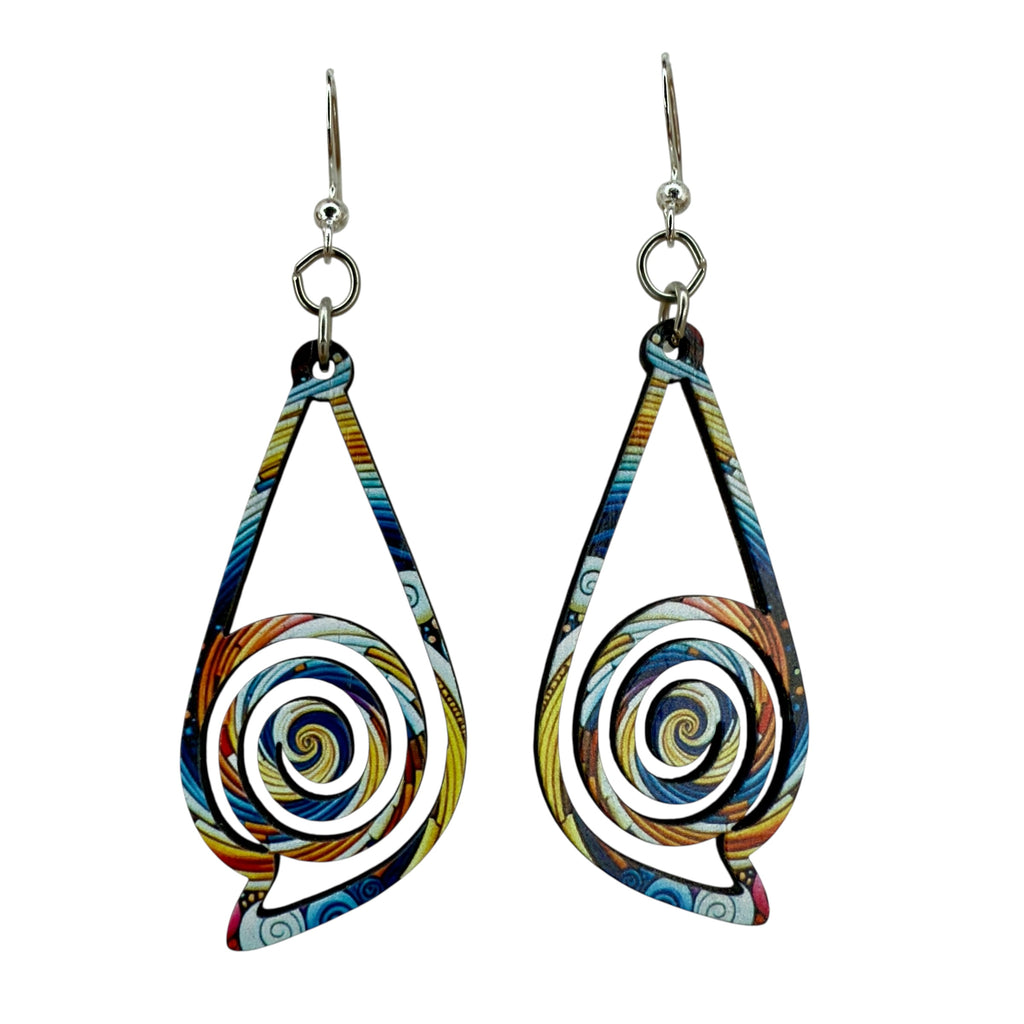 Lincoln’s Spiral Drop Earrings #1847