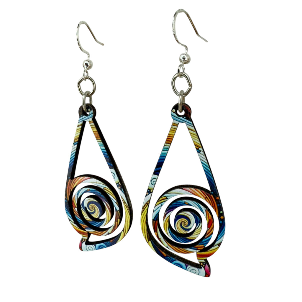 Lincoln’s Spiral Drop Earrings #1847