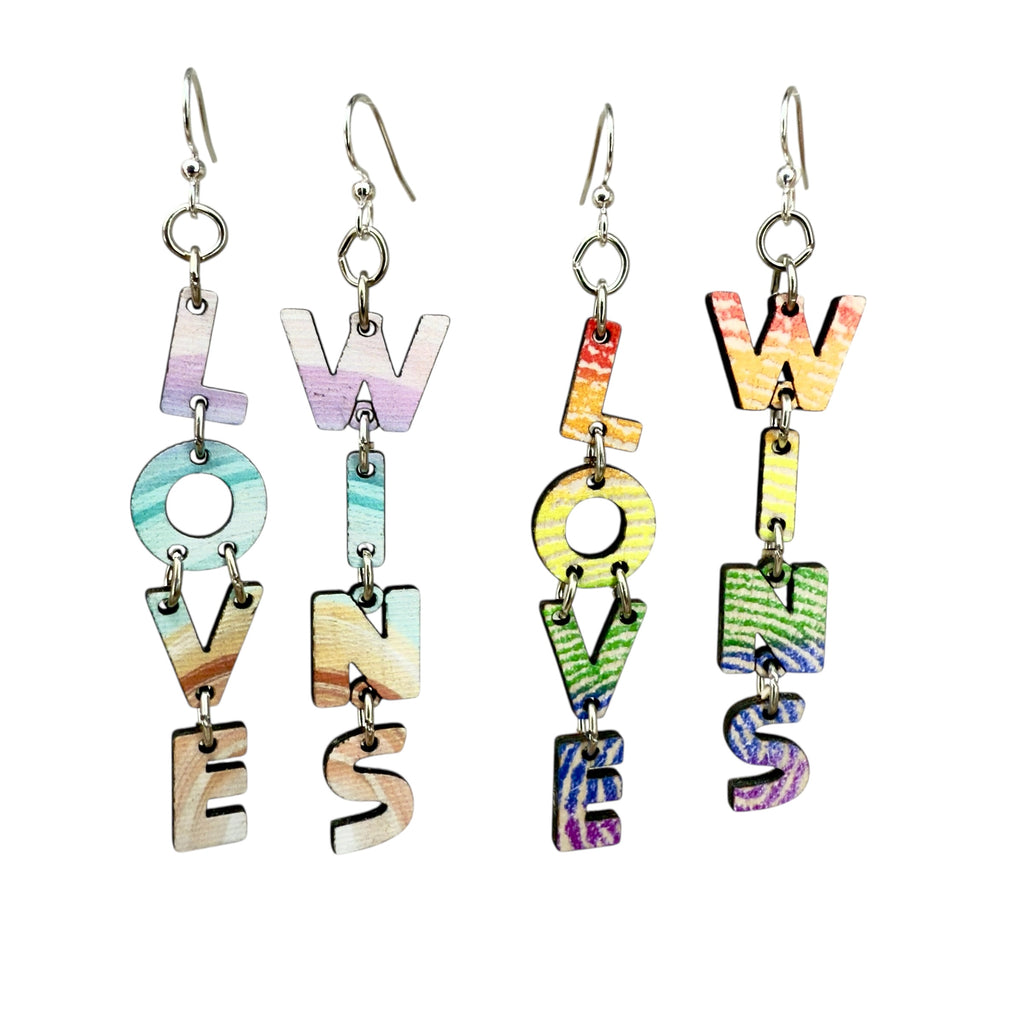 Love Wins Earrings #1852