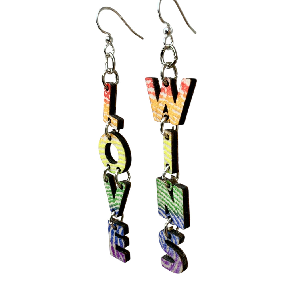Love Wins Earrings #1852