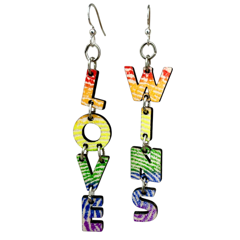 Love Wins Earrings #1852