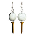 Golf Ball Tee Earrings #1867