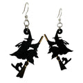Witch On Broomstick Earrings # 1227