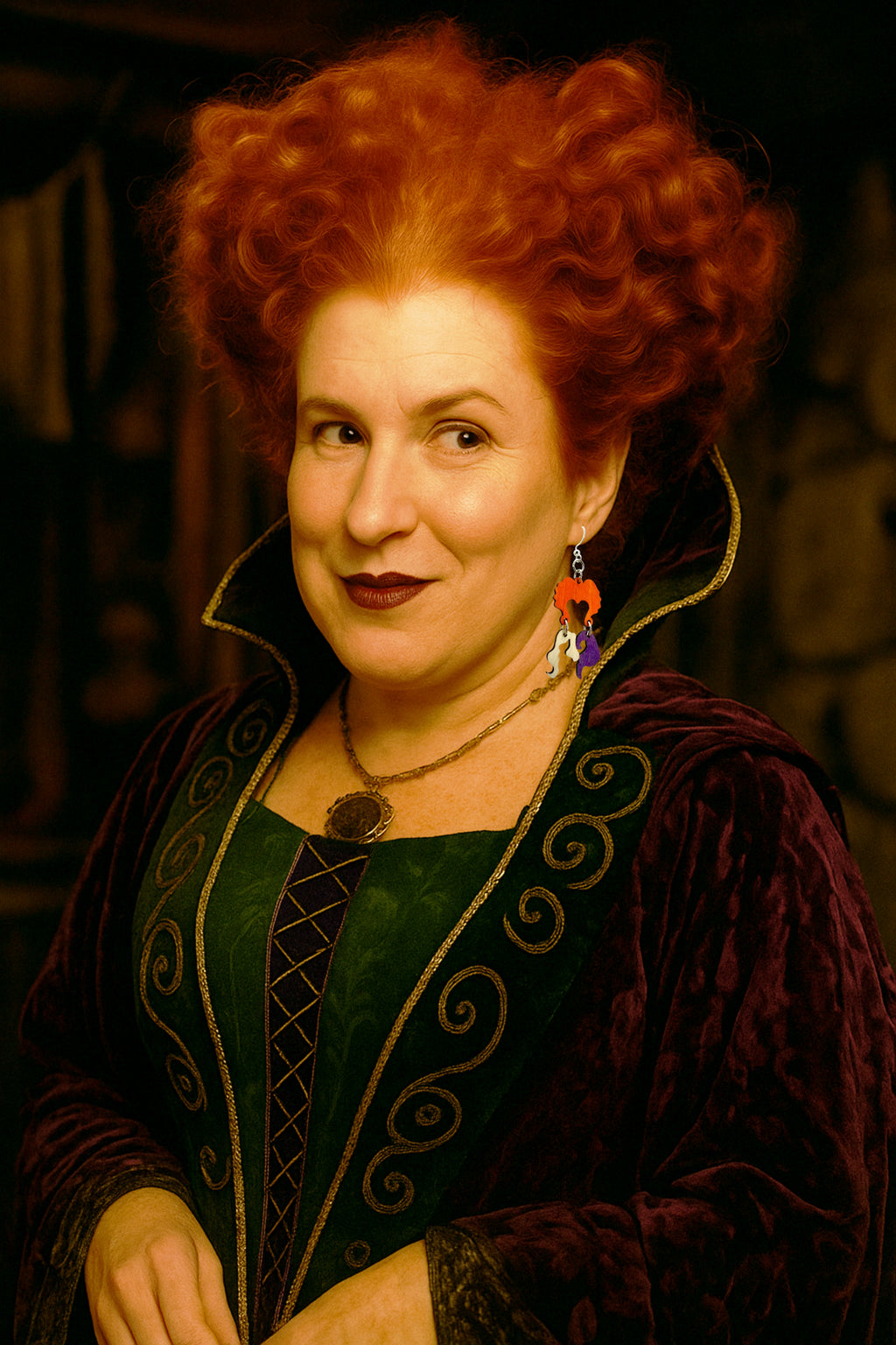 Hocus Pocus Witch Earrings #1870