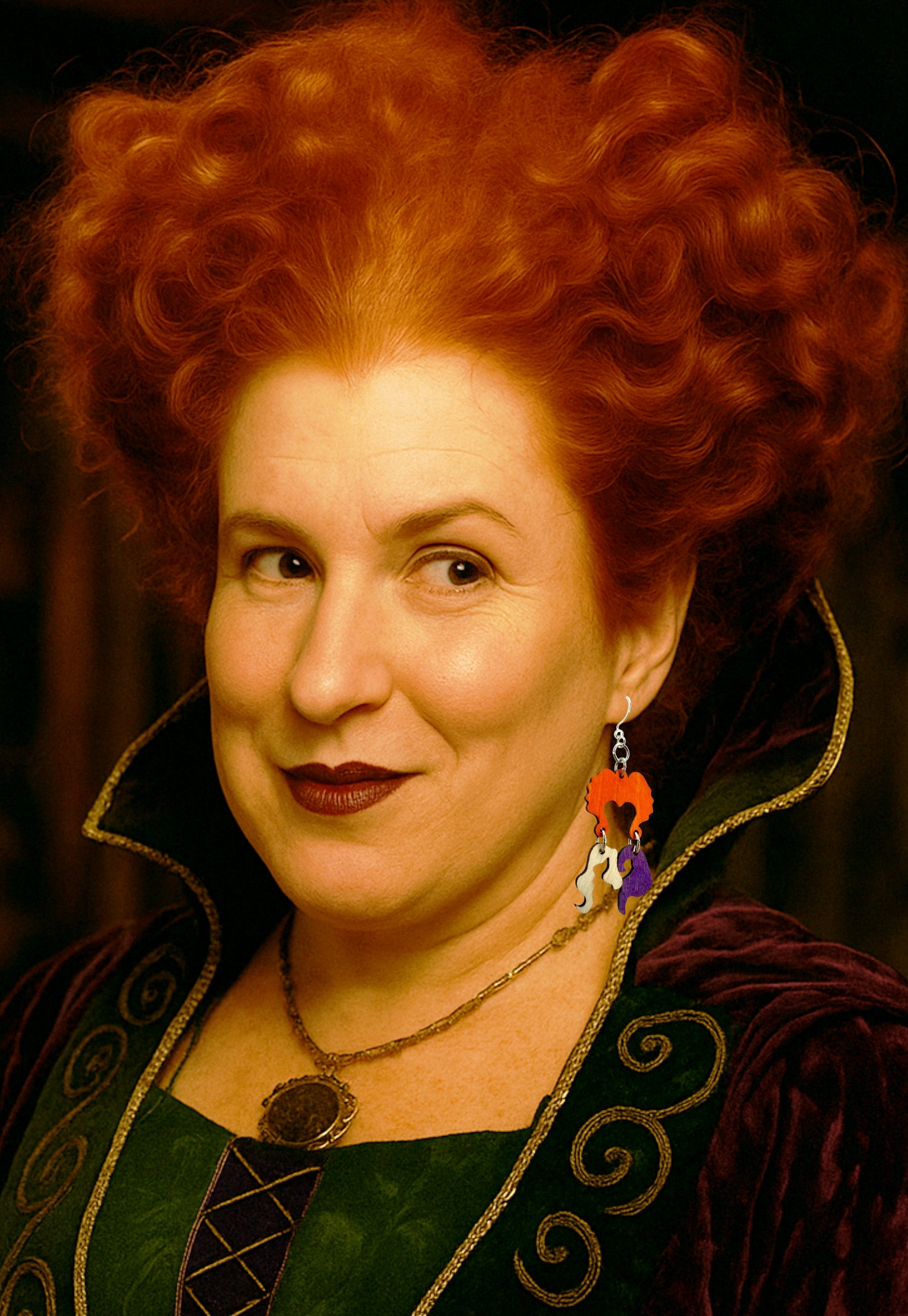 Hocus Pocus Witch Earrings #1870