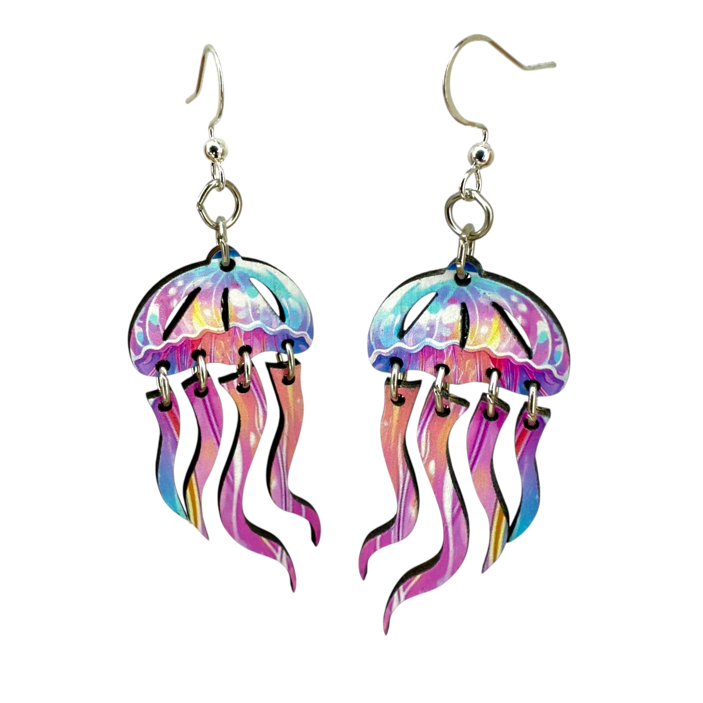 Jellyfish Dangle Earrings #1865