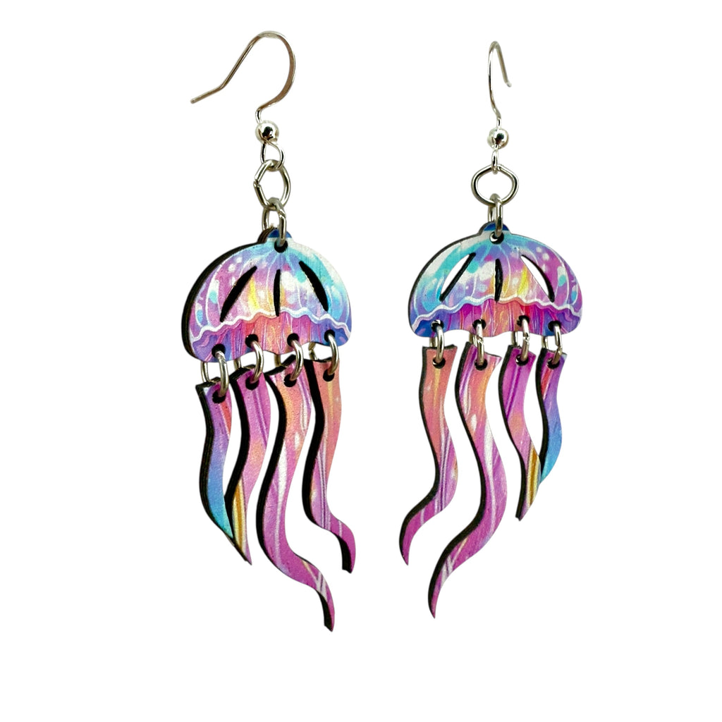 Jellyfish Dangle Earrings #1865