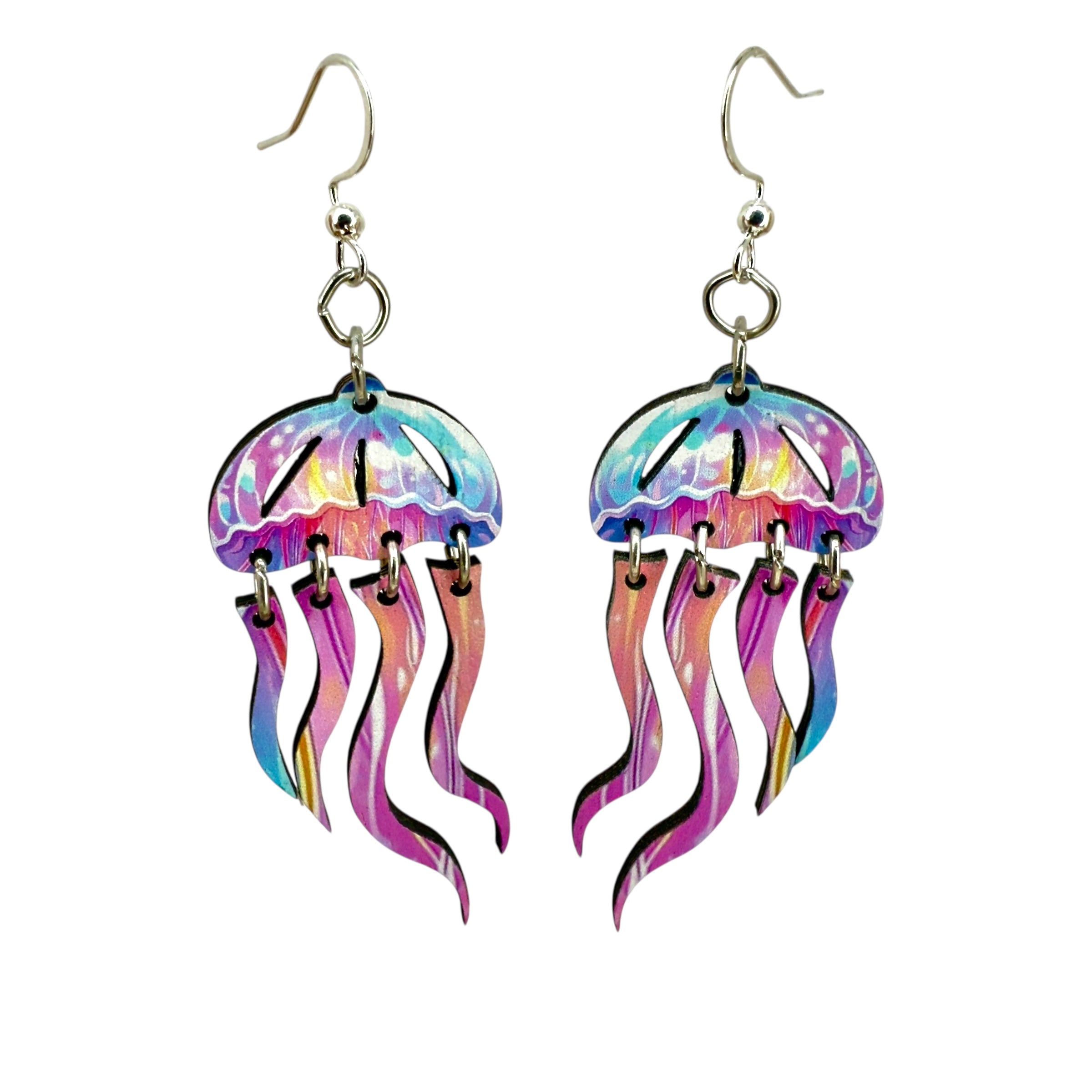 Jellyfish Dangle Earrings #1865