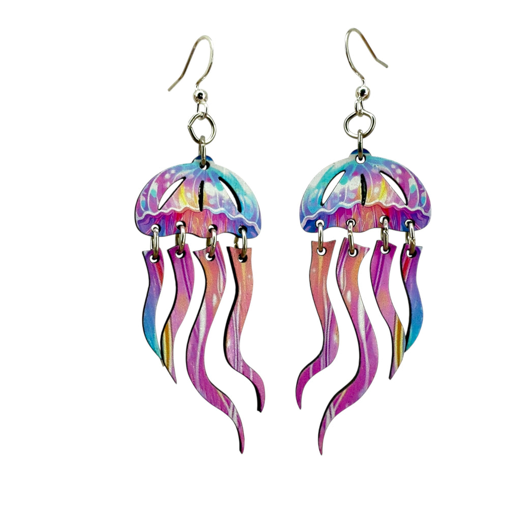 Jellyfish Dangle Earrings #1865
