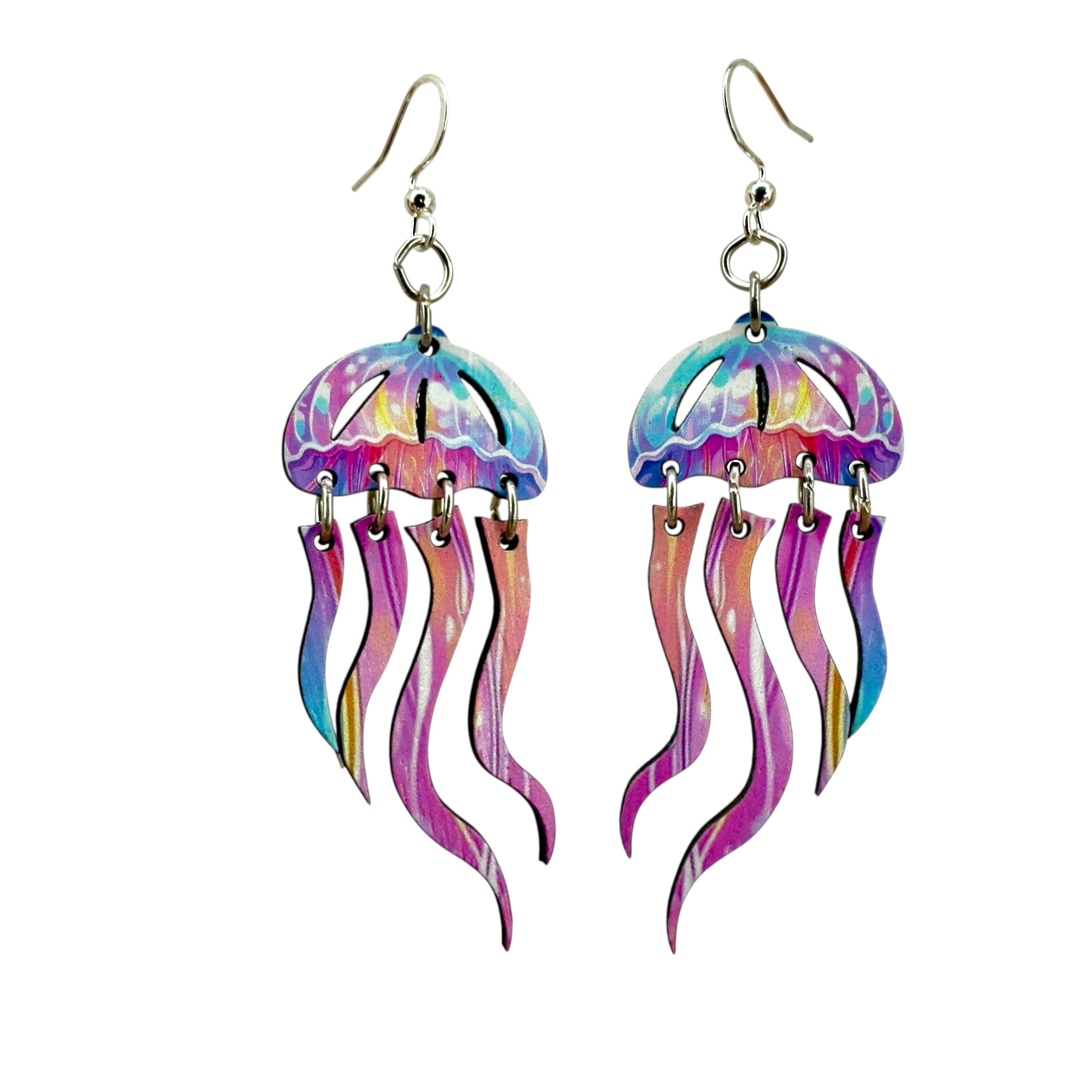 Jellyfish Dangle Earrings #1865