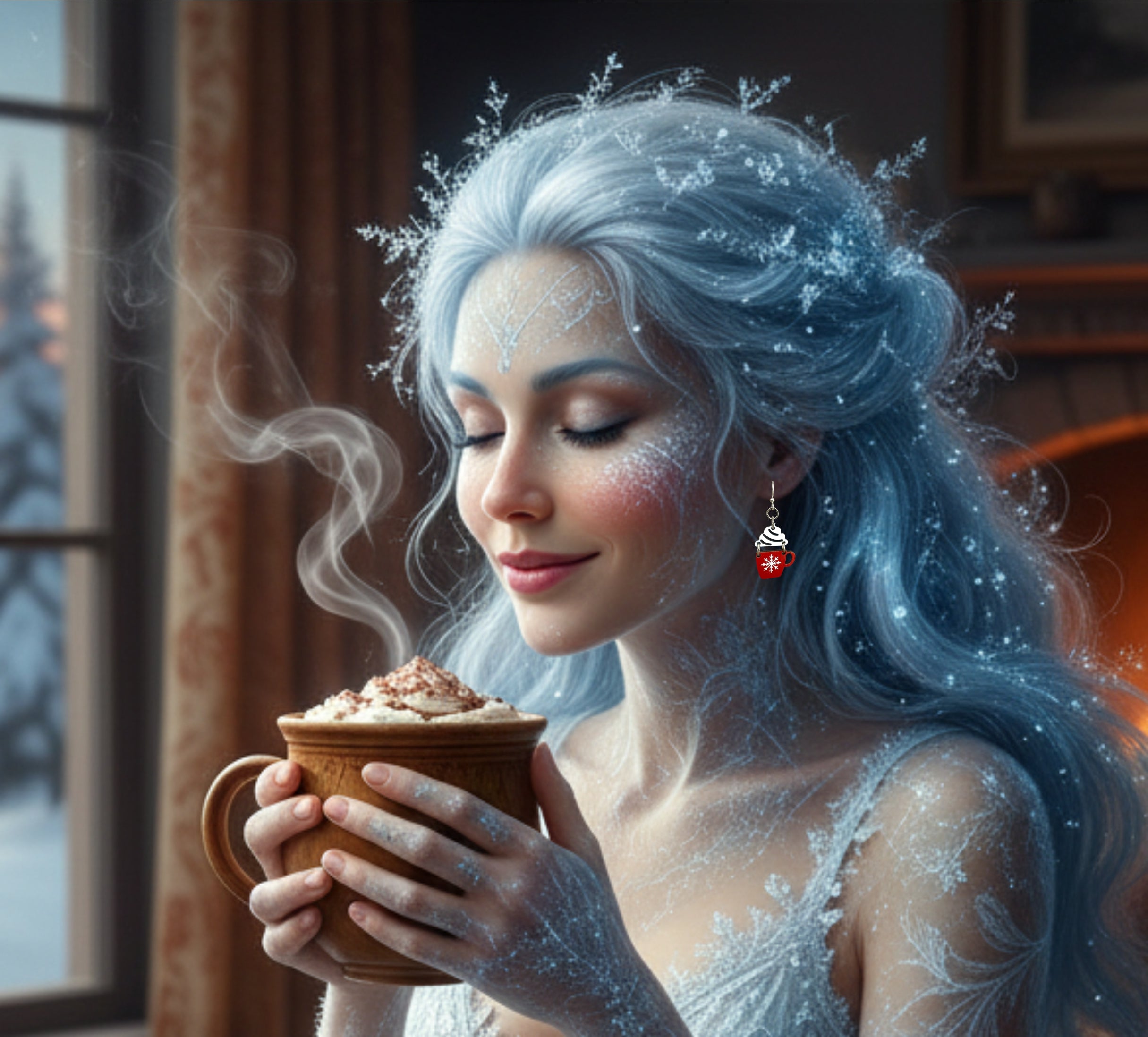 Hot coco Earrings #1878