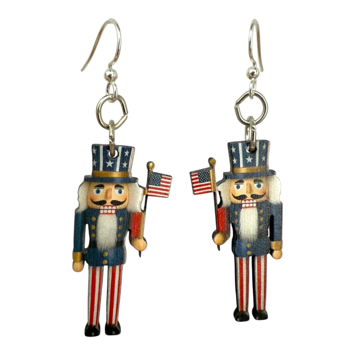Patriotic Nutcracker Earrings #1881